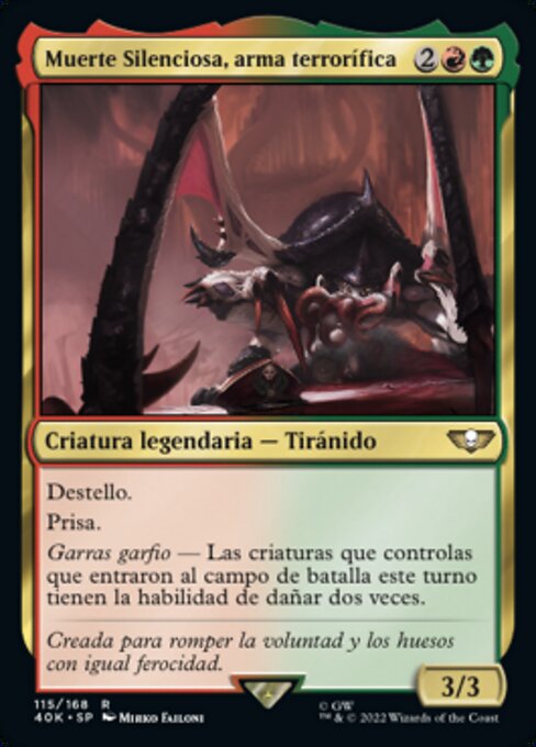 Muerte Silenciosa, arma terrorífica