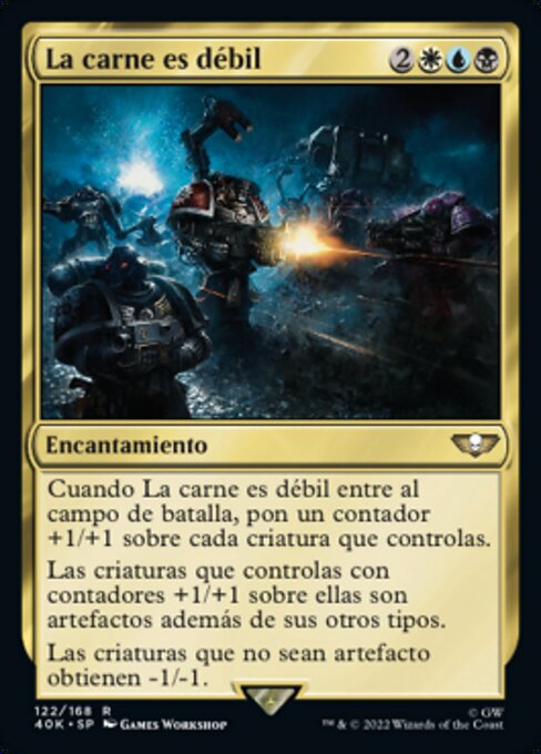 La carne es débil