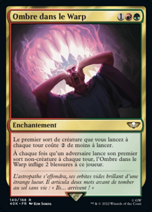 Ombre dans le Warp