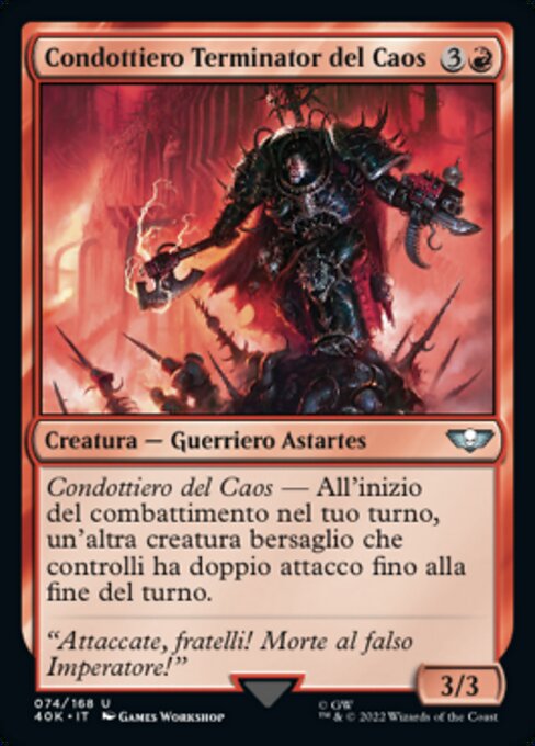 Condottiero Terminator del Caos