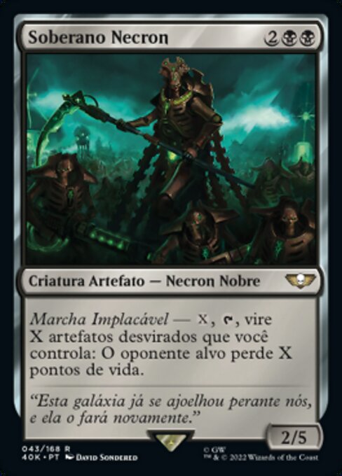 Soberano Necron