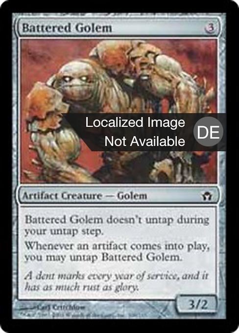 Zerbeulter Golem