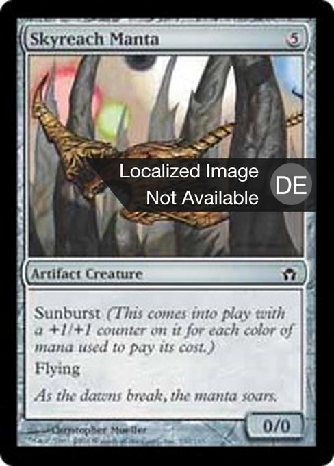 Himmelsreisender Rochen