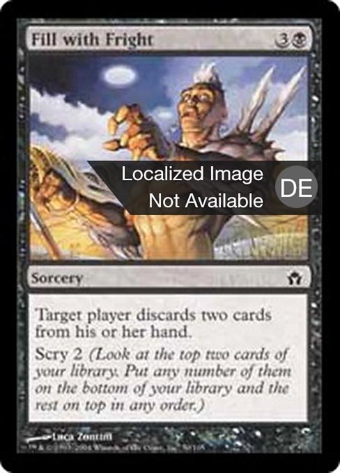 Mit Entsetzen erfüllen