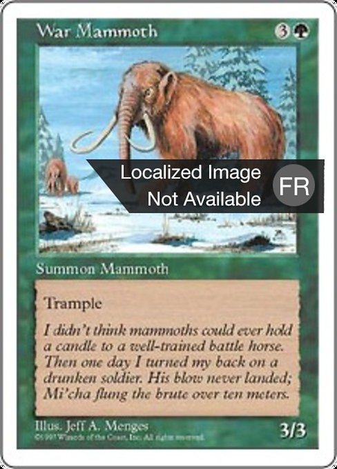 Mammouth de guerre