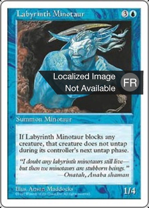 Minotaure des labyrinthes