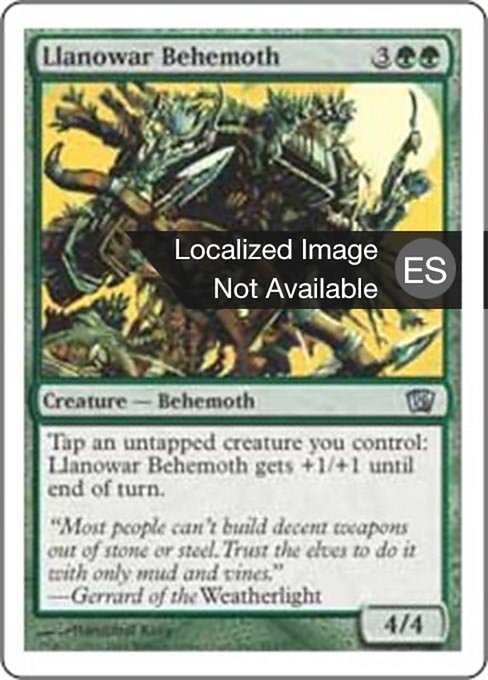 Behemot de Llanowar