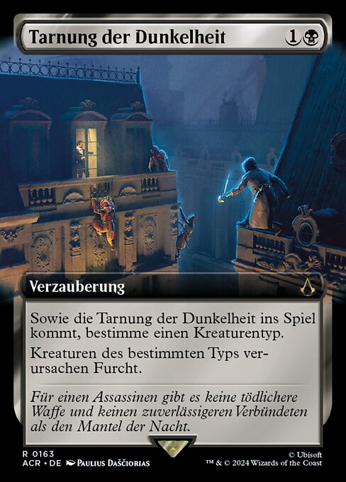 Tarnung der Dunkelheit