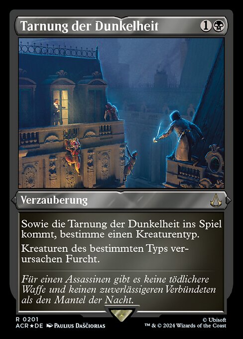 Tarnung der Dunkelheit