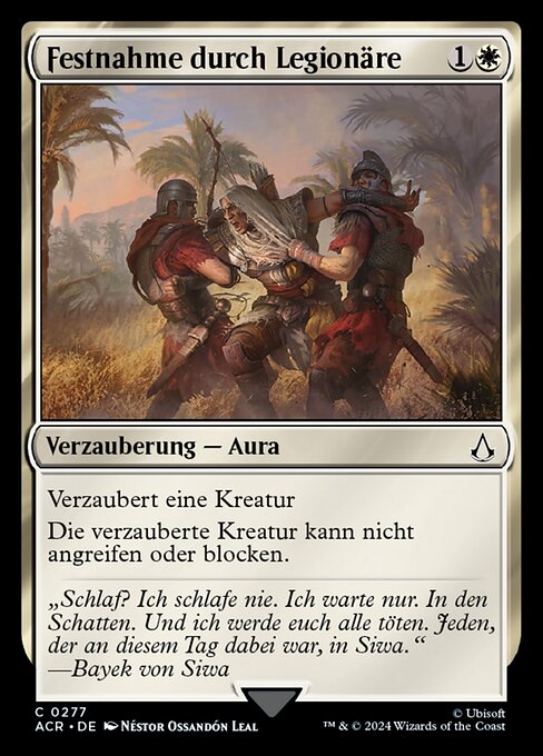 Detained by Legionnaires