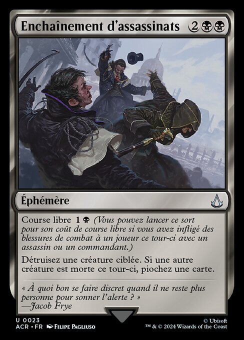 Enchaînement d'assassinats