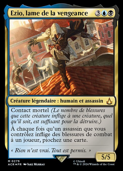 Ezio, lame de la vengeance