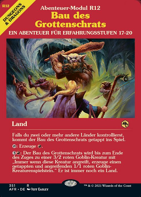 Bau des Grottenschrats