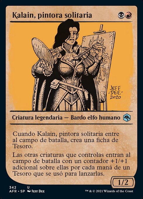 Kalain, pintora solitaria