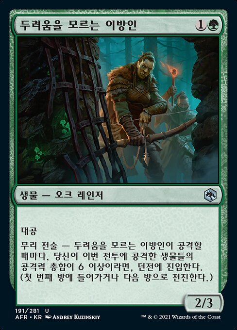 두려움을 모르는 이방인