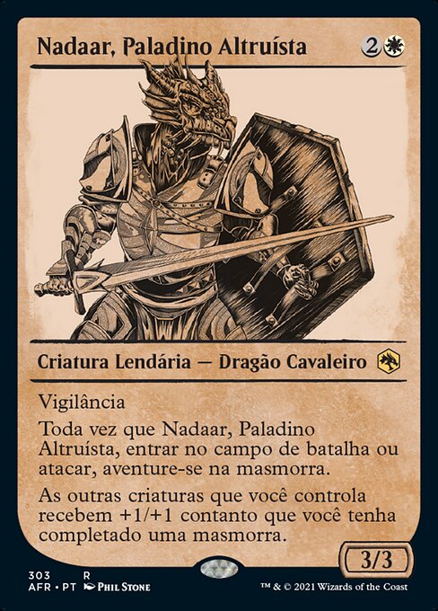 Nadaar, Paladino Altruísta