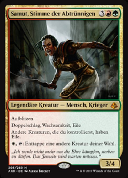 Samut, Voice of Dissent