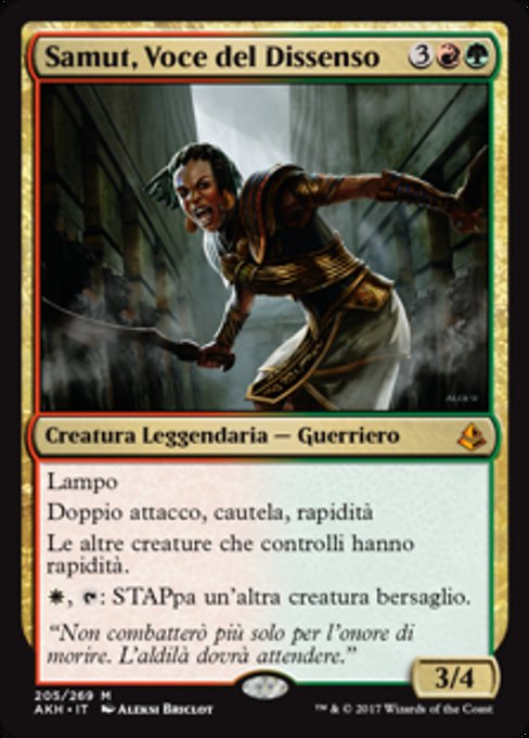 Samut, Voce del Dissenso