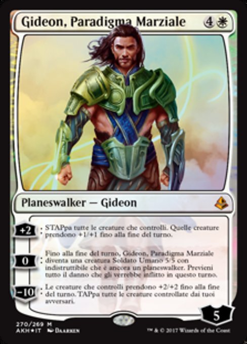Gideon, Paradigma Marziale