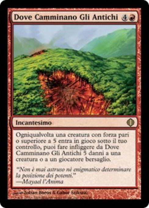 Dove Camminano Gli Antichi