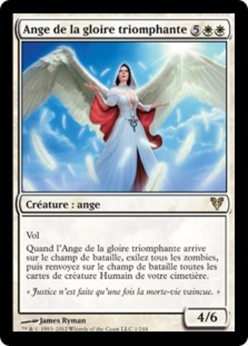 Ange de la gloire triomphante