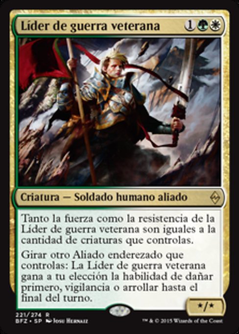 Líder de guerra veterana