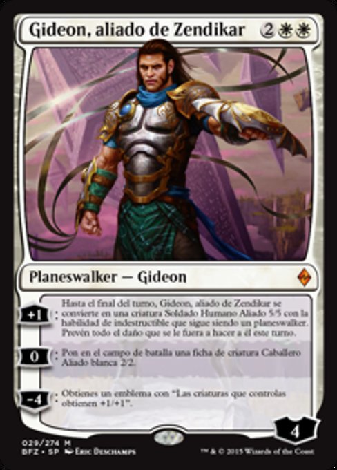 Gideon, aliado de Zendikar