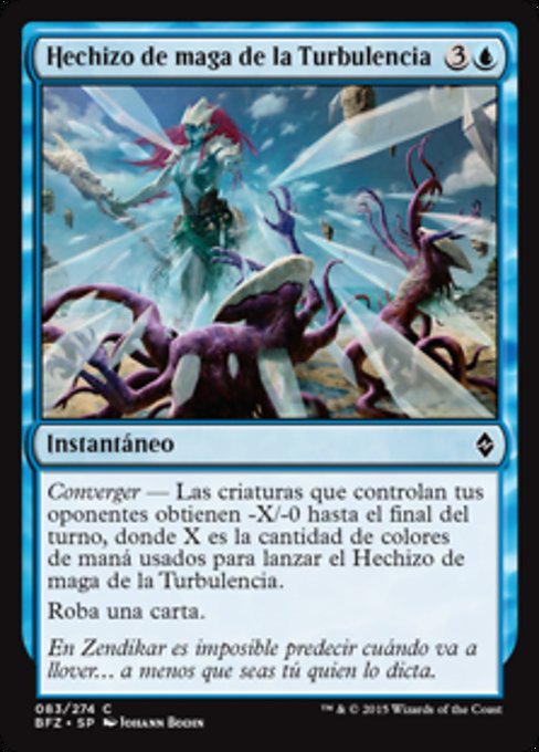 Hechizo de maga de la Turbulencia