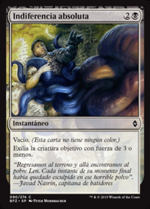 Indiferencia absoluta