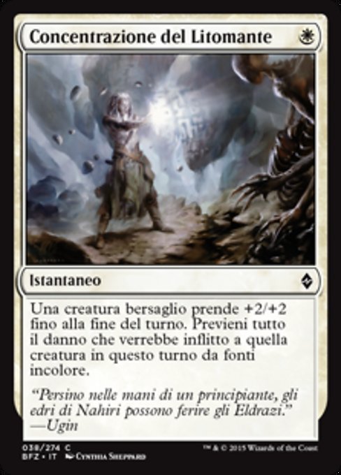 Concentrazione del Litomante