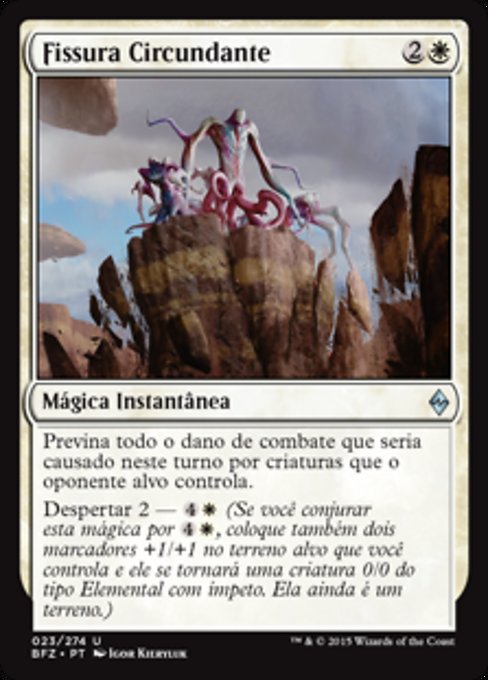 Fissura Circundante