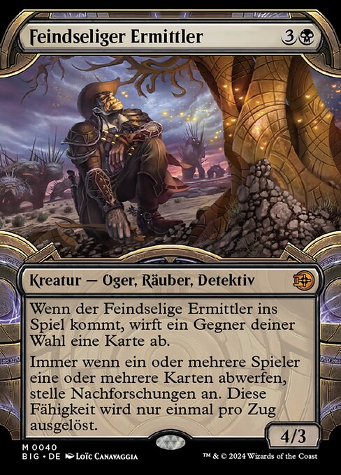 Feindseliger Ermittler