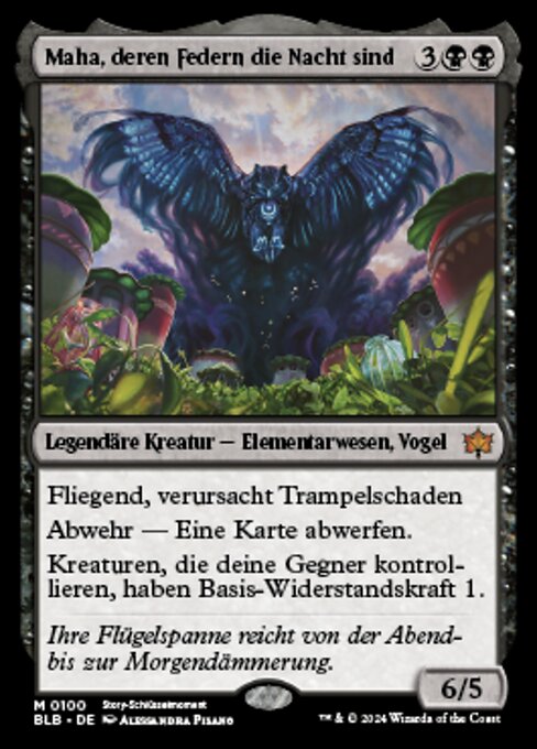 Maha, Its Feathers Night