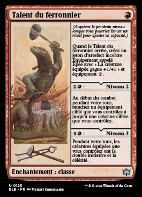 Talent du ferronnier