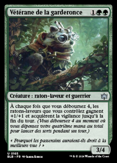 Vétérane de la garderonce