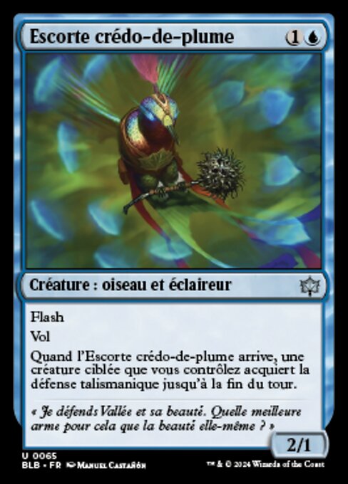 Escorte crédo-de-plume