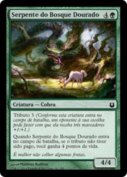 Serpente do Bosque Dourado