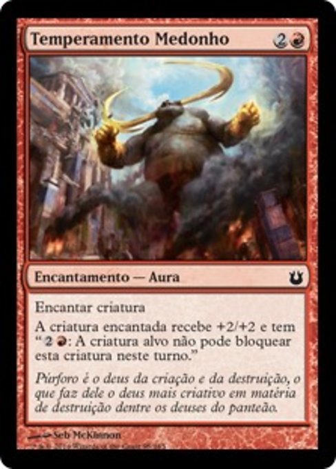 Temperamento Medonho