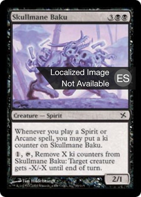 Baku melena de cráneos