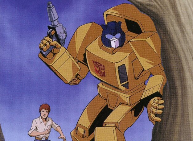 Goldbug, Humanity's Ally // Goldbug, Scrappy Scout