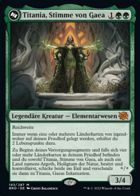 Titania, Voice of Gaea