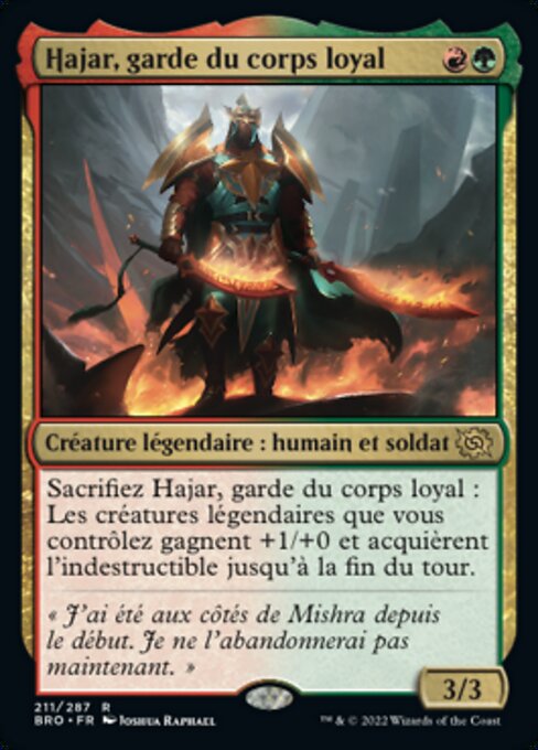 Hajar, Loyal Bodyguard