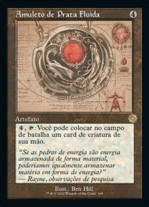 Amuleto de Prata Fluida