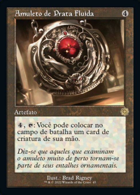 Amuleto de Prata Fluida