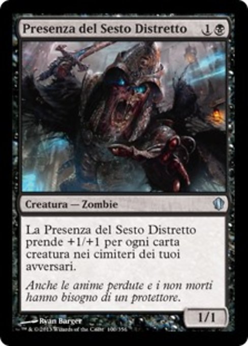 Presenza del Sesto Distretto