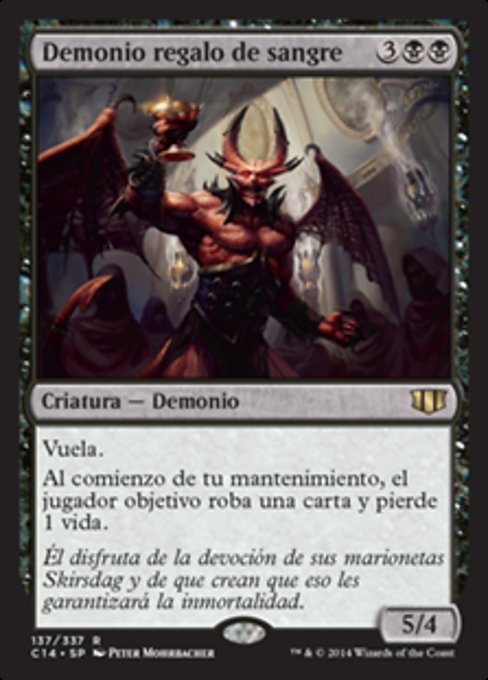Demonio regalo de sangre