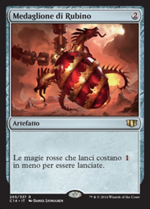 Medaglione di Rubino