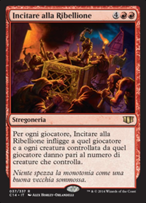 Incitare alla Ribellione