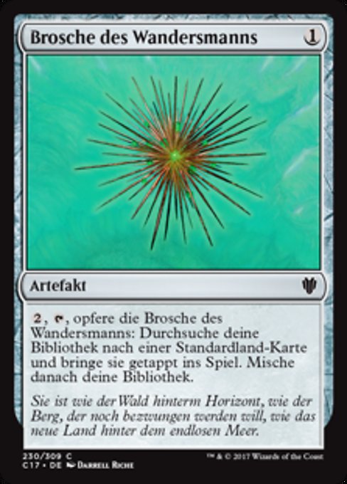 Brosche des Wandersmanns