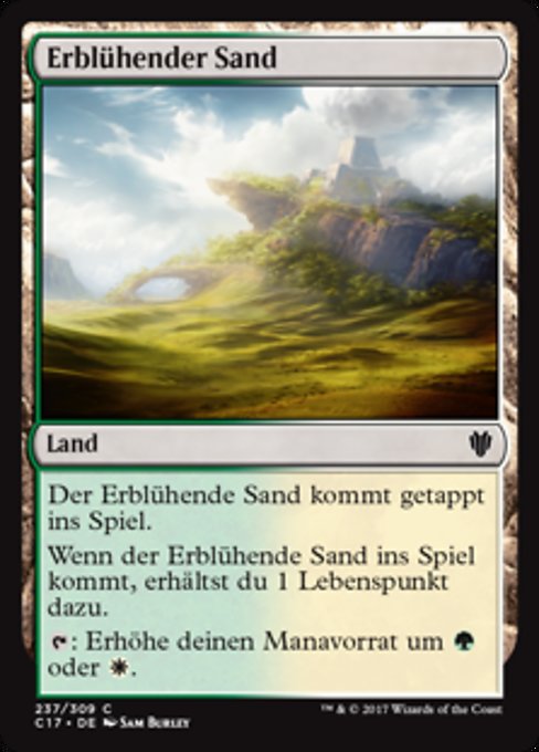 Erblühender Sand